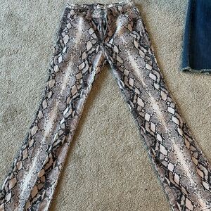 Wrangler - Snake Skin Boot Cut Jeans